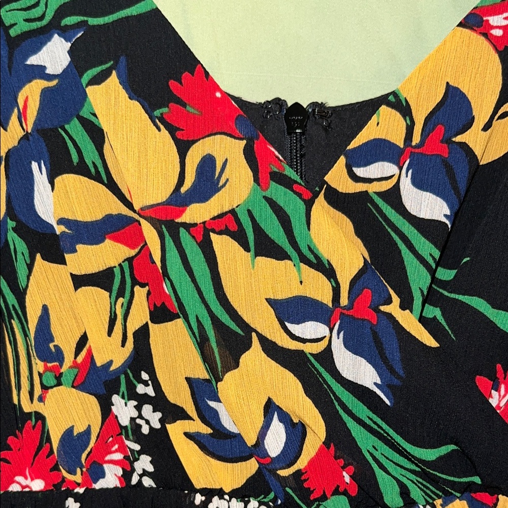 MADEWELL Floral Black Maxi Dress - Picture 8 of 15